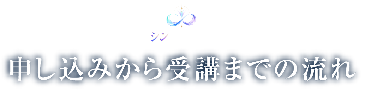 申し込みから受講までの流れ